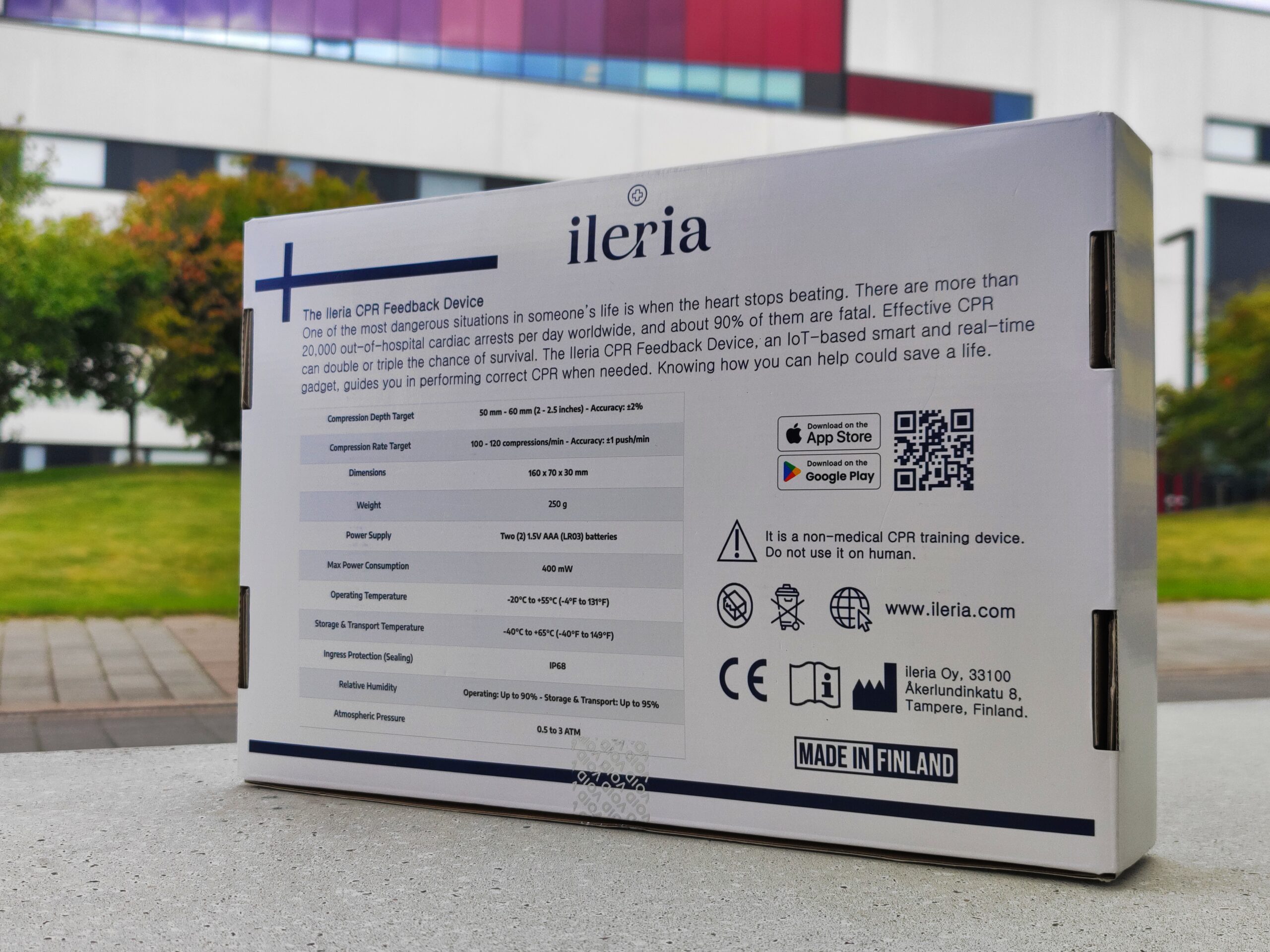 Ileria Completes Successful Pilot Program at Tampere Heart Hospital 3 scaled 1 - Ileria CPR Feedback training technology