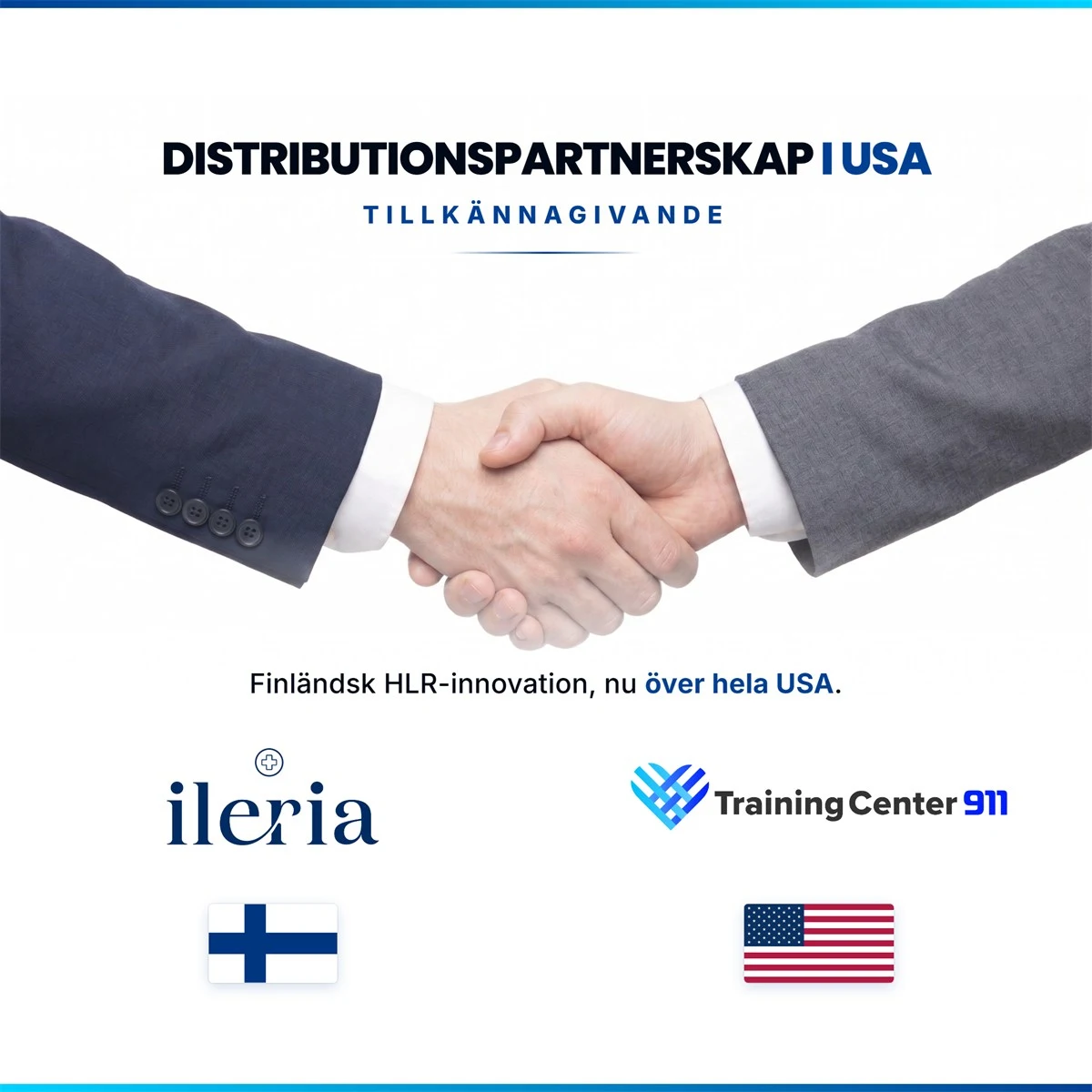 Ileria X TC911 - Distributionspartnerskap i USA SV