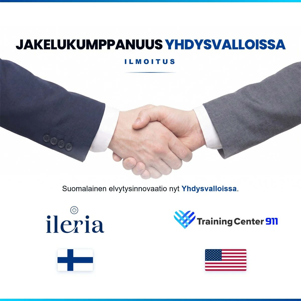 Ileria X TC911 - Jakelukumppanuus Yhdysvalloissa FI